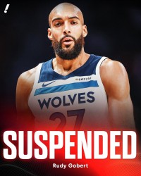 NBA官宣戈贝尔禁赛一场：损失超20万美元薪水 明日将缺战雄鹿